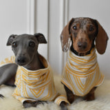 Italian Riviera - Yellow Sparkle Stripes