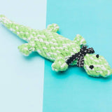 Lizzie Lizard Rope Dog Toy