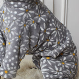 Grey Daisy Fleece