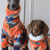 Mountain Sunset Double Layer Fleece