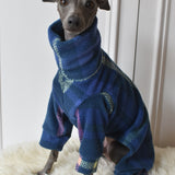 Navy Multi Plaid Fleece