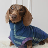 Navy Multi Plaid Fleece