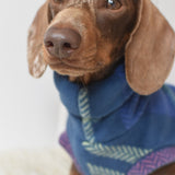 Navy Multi Plaid Fleece