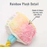 Rainbow Sparkle Dog Happy Birthday Cake