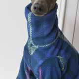 Navy Multi Plaid Fleece