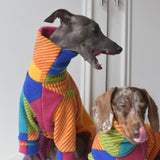 Autumn Harlequin Plaid Fleece