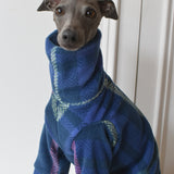 Navy Multi Plaid Fleece