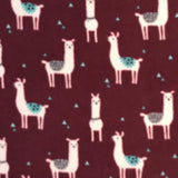 Wine Llama Fleece