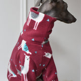 Wine Llama Fleece