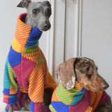 Autumn Harlequin Plaid Fleece