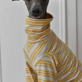 Italian Riviera - Yellow Sparkle Stripes