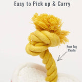 Rainbow Sparkle Dog Happy Birthday Cake