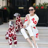 Floral Wine Sherpa Fleece