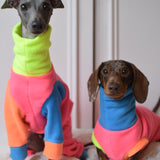 Fluro Rainbow Fleece