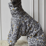 Grey Daisy Fleece