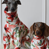 Poinsettia Luxe Fleece