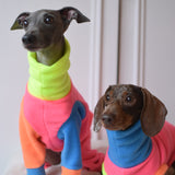 Fluro Rainbow Fleece