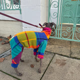 Autumn Harlequin Plaid Fleece