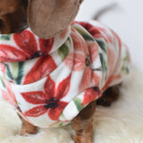 Poinsettia Luxe Fleece