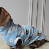 Ladybug Blue Fleece
