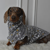 Grey Daisy Fleece