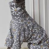 Grey Daisy Fleece