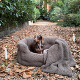 Pin Tuck Sherpa Bed
