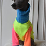 Fluro Rainbow Fleece