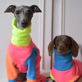 Fluro Rainbow Fleece