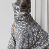 Grey Daisy Fleece