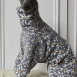 Grey Daisy Fleece