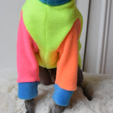 Fluro Rainbow Fleece